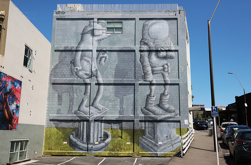 Street Art : New Plymouth : Taranaki : Richard Moore : Journalist : Photographer :